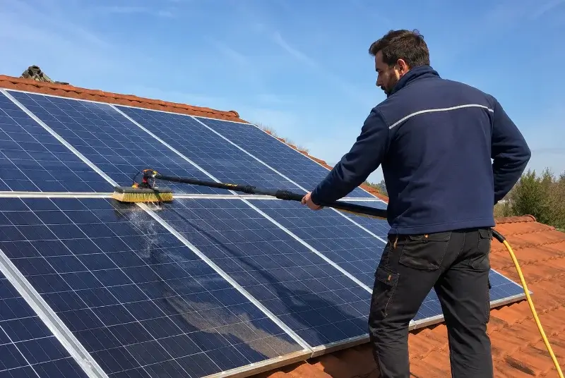 Nettoyage et entretien de panneaux solaires à Saint-Chamassy